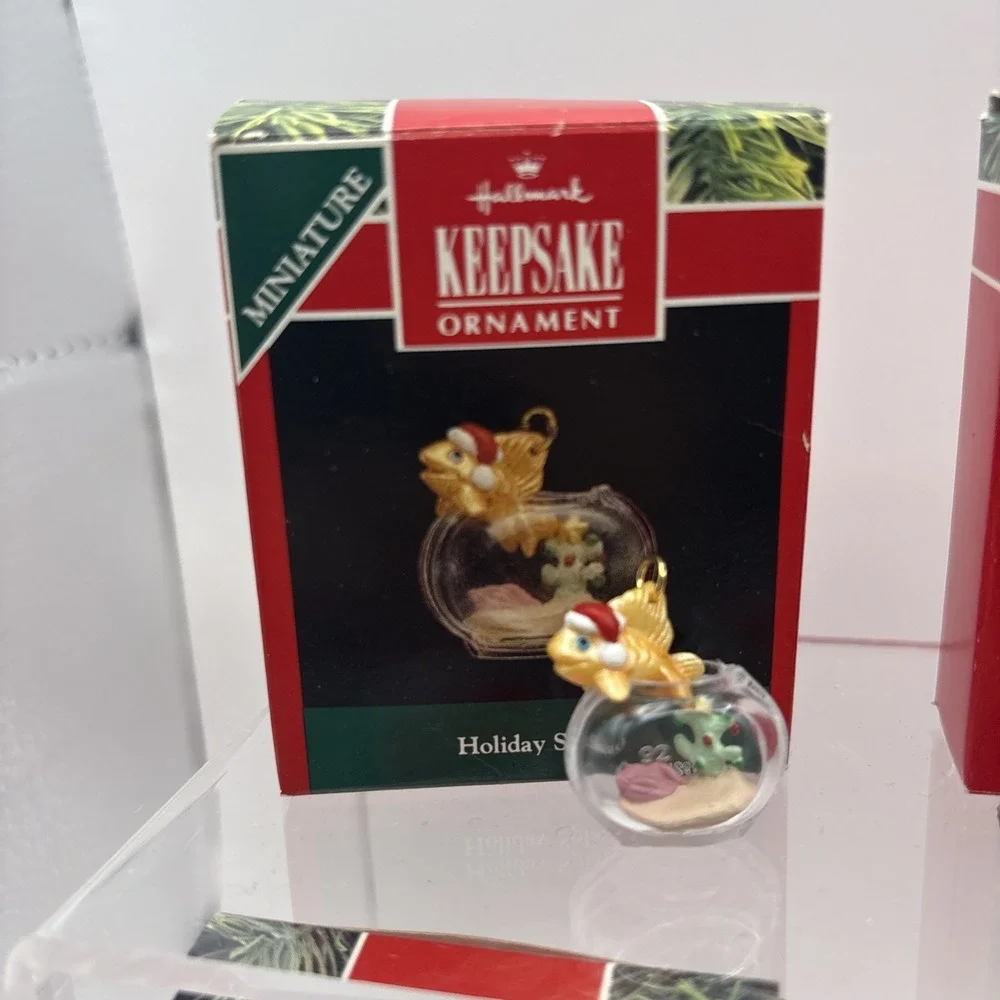 Vtg~Lot of 10~Hallmark Ornaments~Miniture Collection